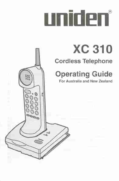 Uniden Cordless Telephone XC310-page_pdf